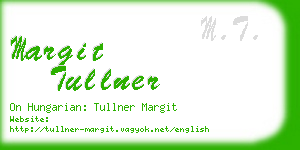 margit tullner business card